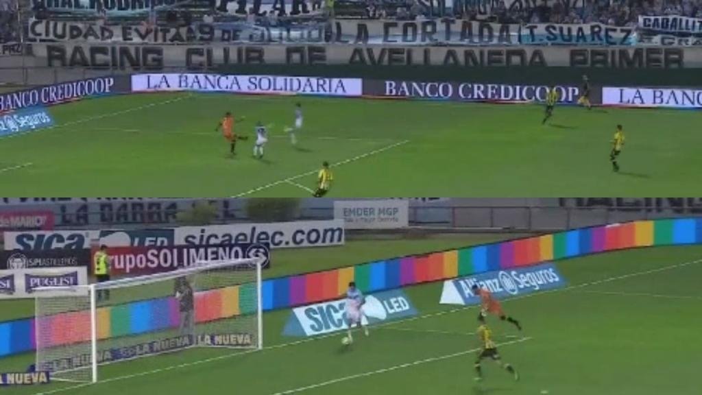 El gol de pillo de Solari