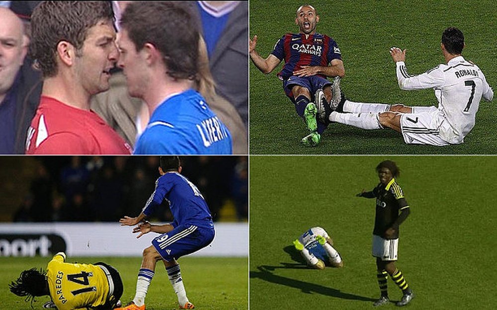 Some of the worst play-actors in football caught on camer. Telegraph