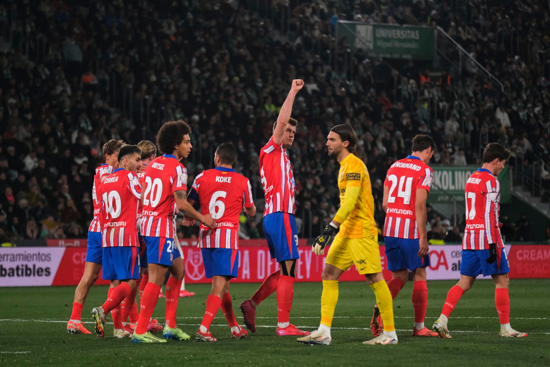 El Atlético de Madrid se clasificó a los cuartos de Copa. EFE