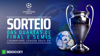 Acompanhe com BeSoccer PT todas as emoções do sorteio das quartas de final da UEFA Champions League 23-24.