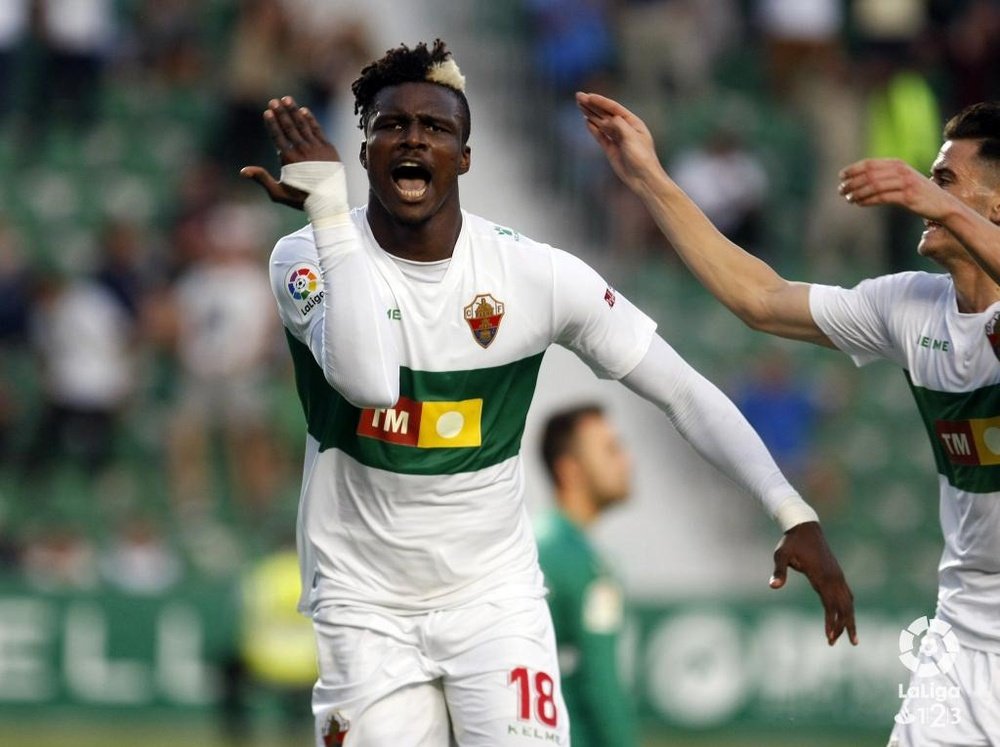 Sory Kaba está siendo el más destacado del Elche. ElcheCF