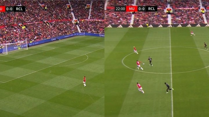 Sotoca stuns Man Utd with OUTRAGEOUS effort from the halfway line