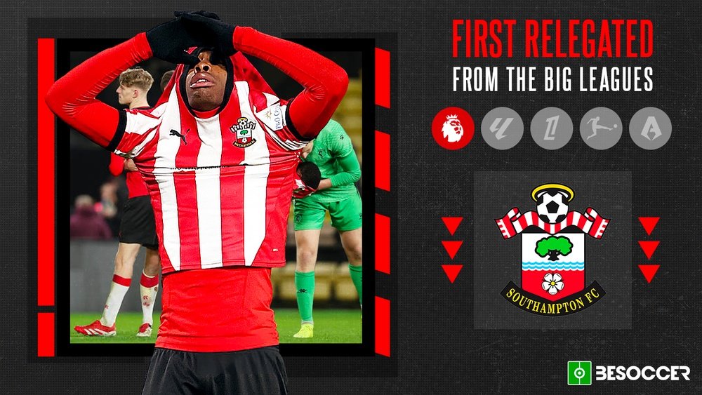 Southampton confirmed their return to the second tier on Sunday. BeSoccer
