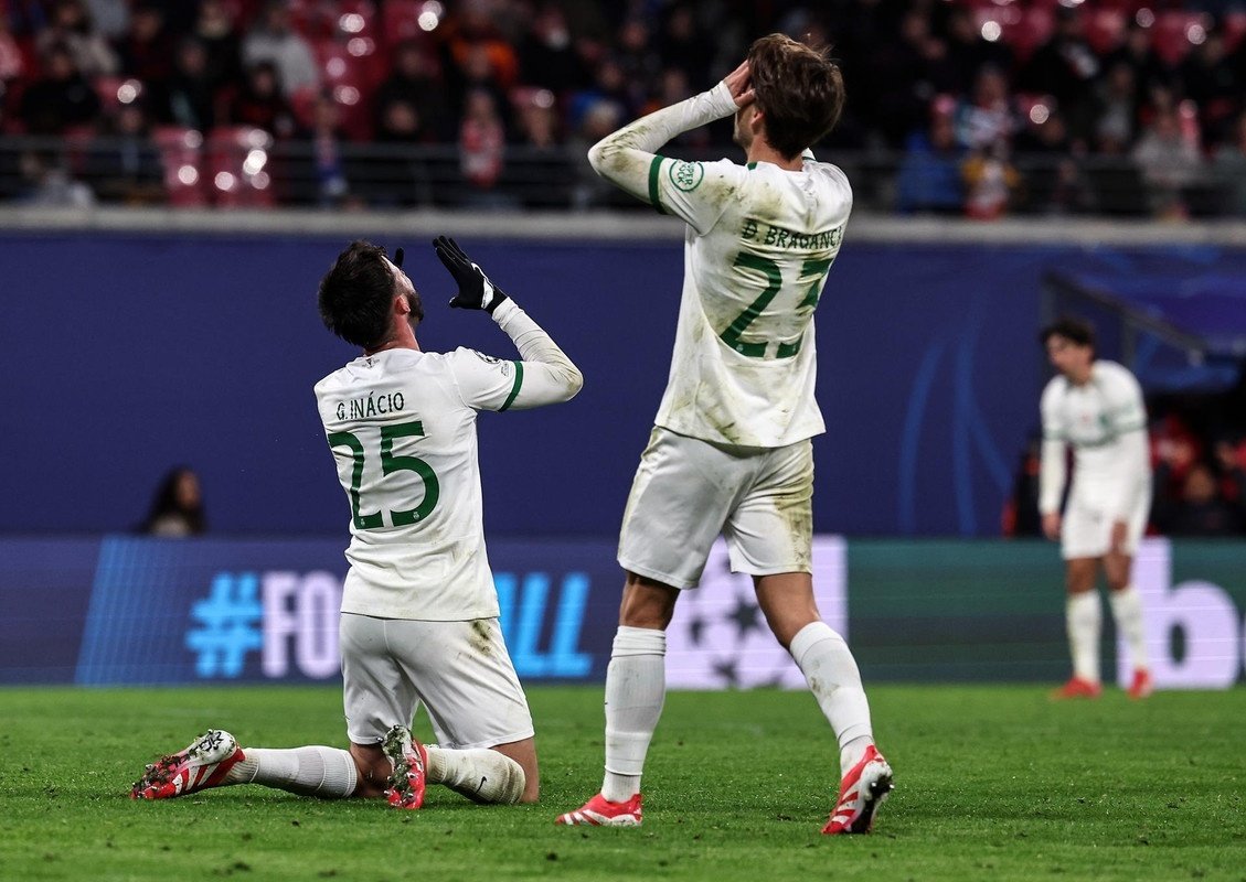 El Sporting se complica en la primera vez del Leipzig