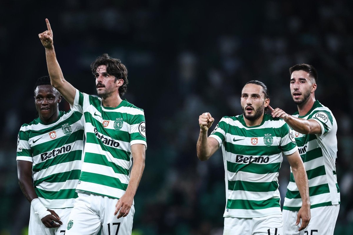 Sporting estreia na Champions com goleada sólida e confiança em alta. EFE