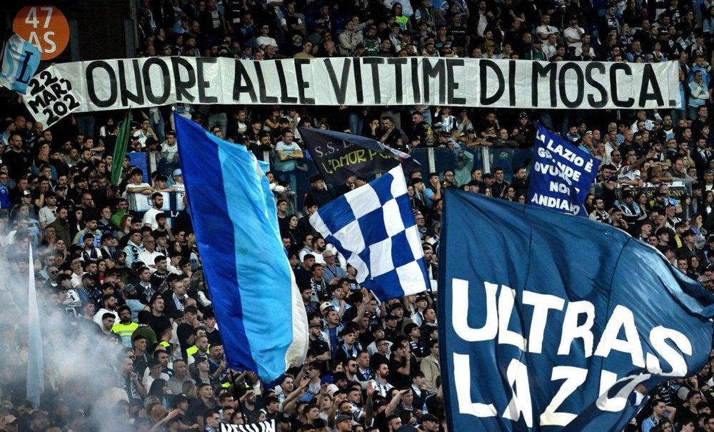 La Lazio, en el podio de la radicalidad (futbolística). EFE