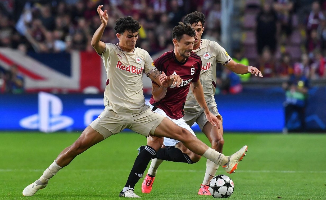 Stefan Bajcetic swapped Liverpool for RB Salzburg last summer. AFP