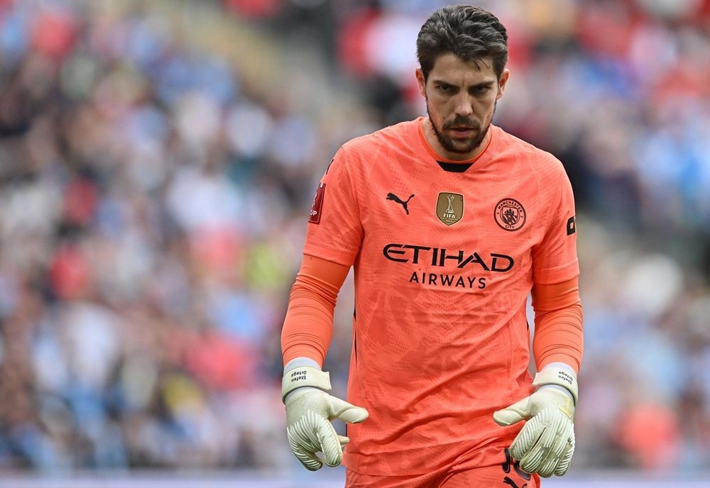 Ortega joined Manchester City in 2022. EFE