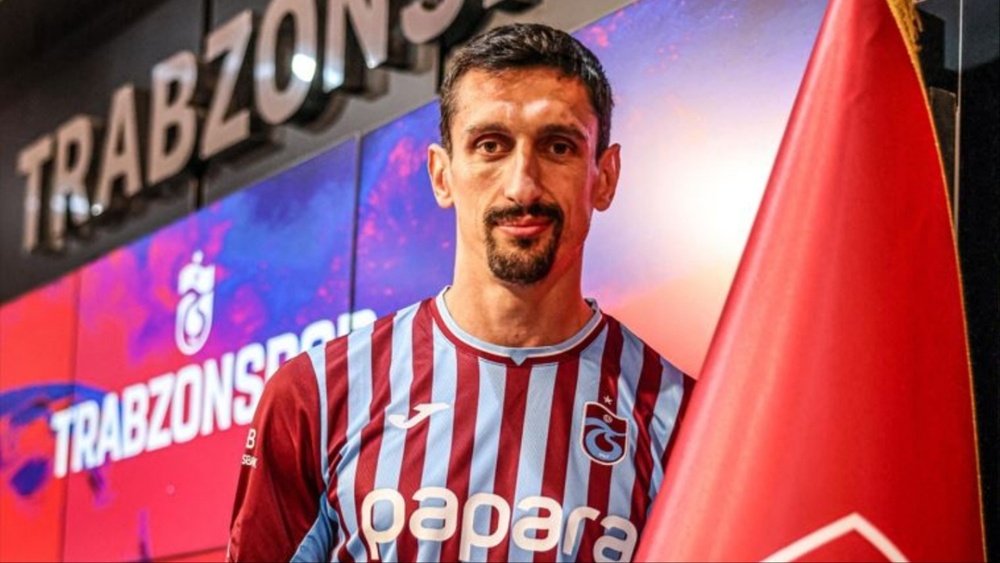 Savic is very happy to join the Turkish club. Screenshot/X/Trabzonspor