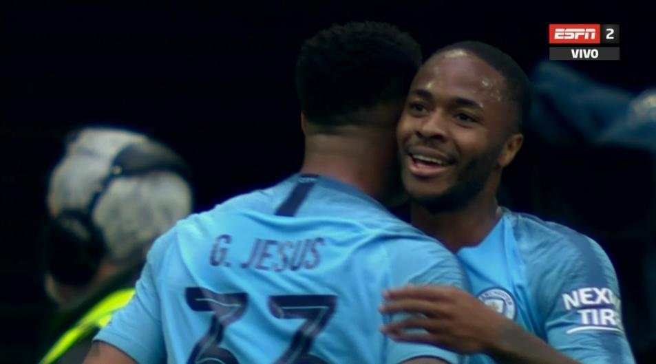 Was Man City's second goal Gabriel Jesus' or Sterling's?