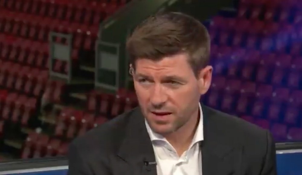 Gerrard analizó la victoria del Liverpool frente a la Roma. Captura/BTSports