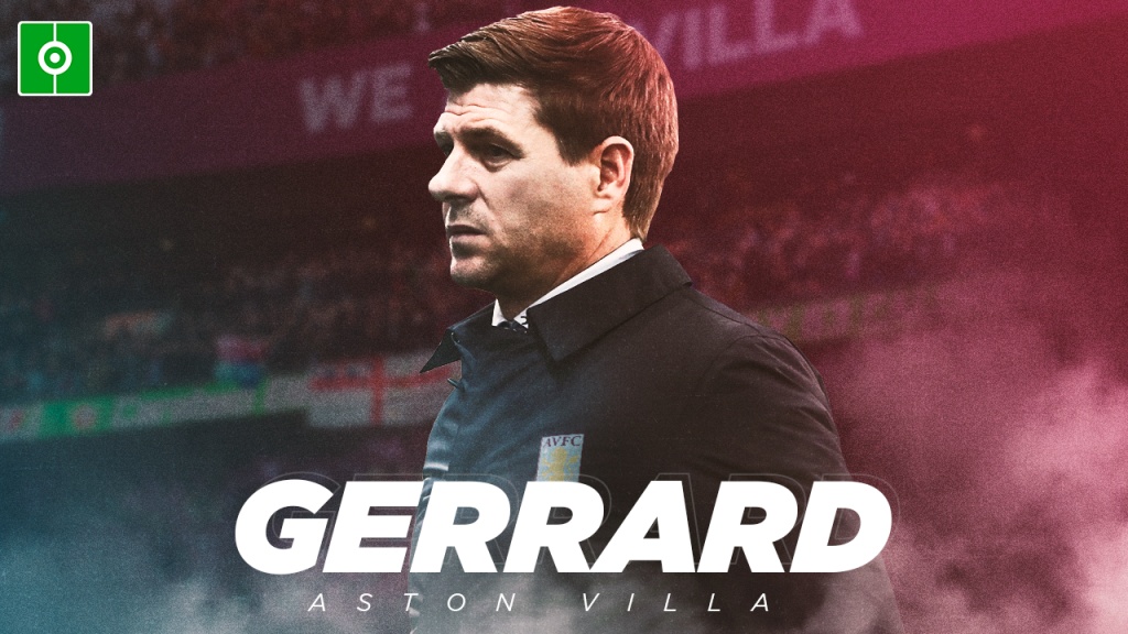 ï»¿Aston Villa announce Steven Gerrard as new manager