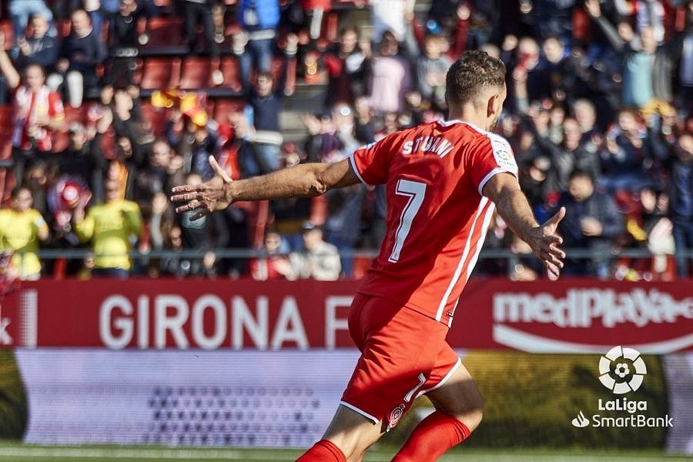 Stuani fue el mejor del partido. LaLiga