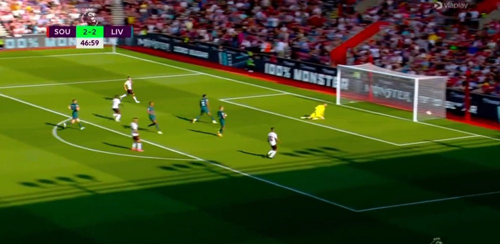 Saints complete impossible comeback. Screenshot/DAZN