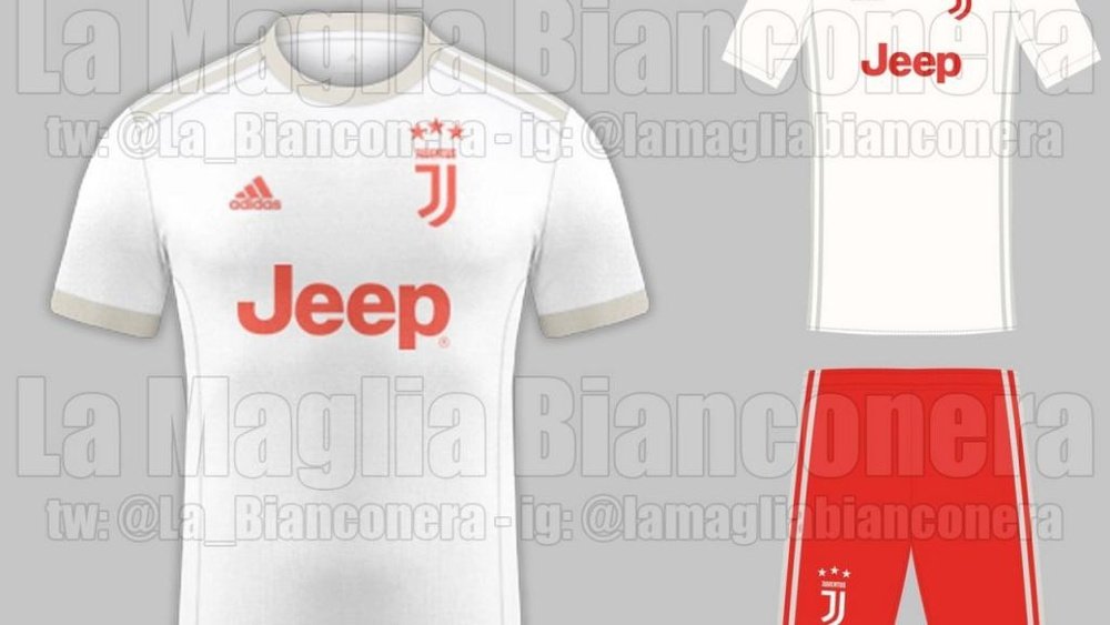 Supostos uniformes da Juve. Twitter/La_Bianconera