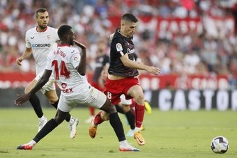 Sevilla y Athletic empataron 1-1 en el Ramón Sánchez-Pizjuán. EFE