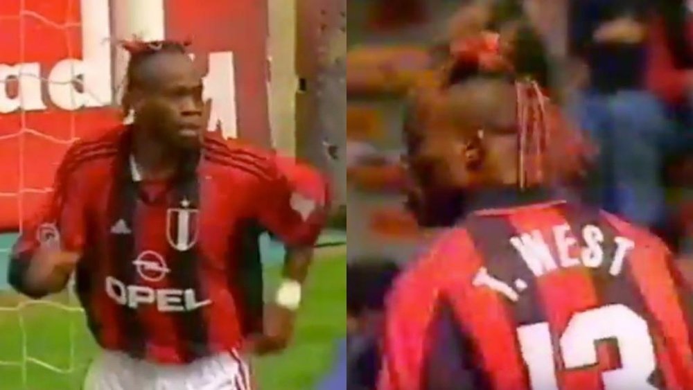 Taribo West habló sobre su adiós al Milan. Captura/RAI