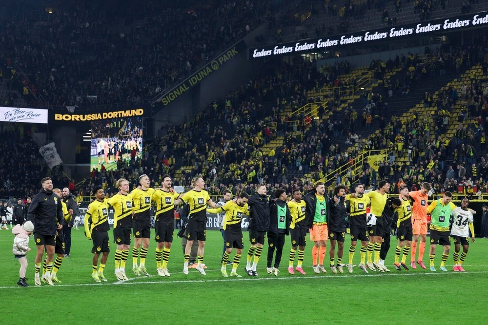 El Borussia Dortmund supo remontar un partido que iba perdiendo. EFE