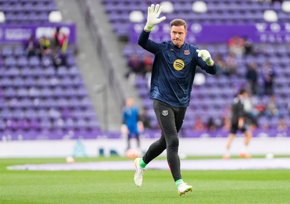 Ter Stegen está en venta. EFE