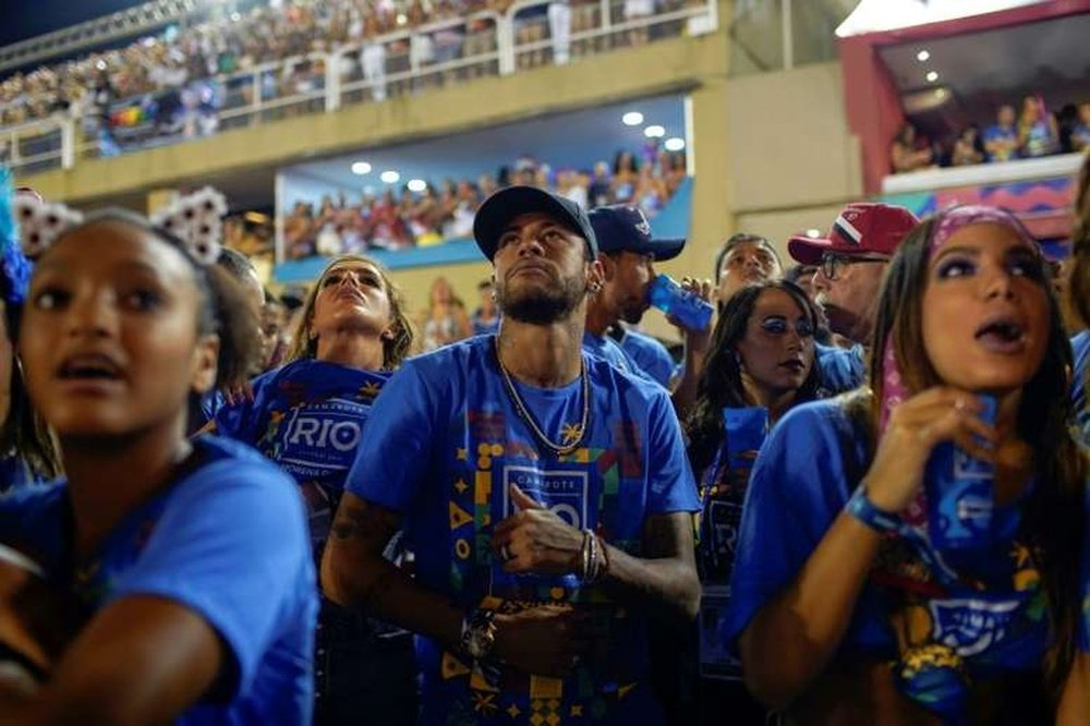The carnival is a method of escape for Neymar. AFP