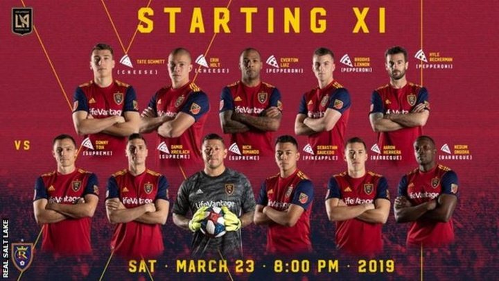 MLS side Real Salt Lake name team by favourite pizza topping