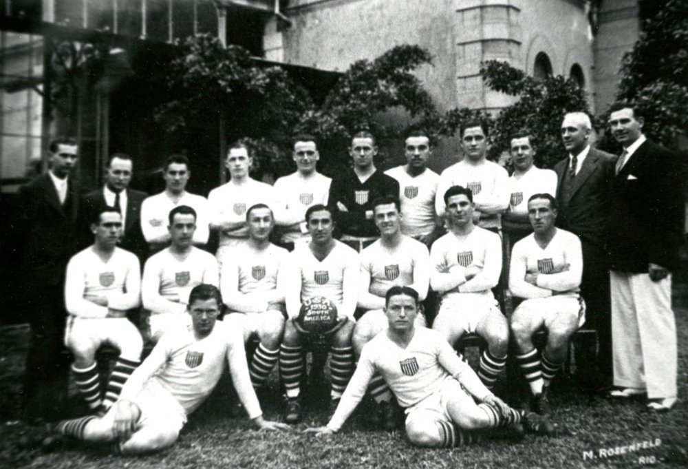 The USA national team in the 1930 World Cup. Twitter