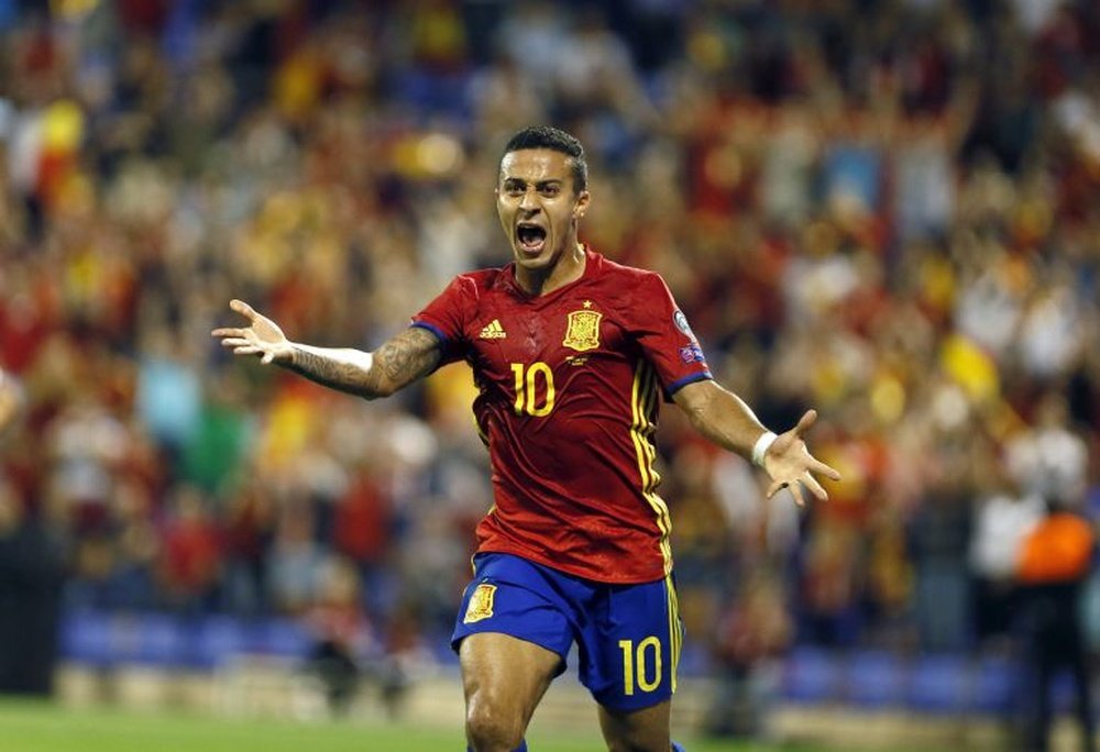 Thiago will remain in Spain's camp until after the match against Portugal. EFE