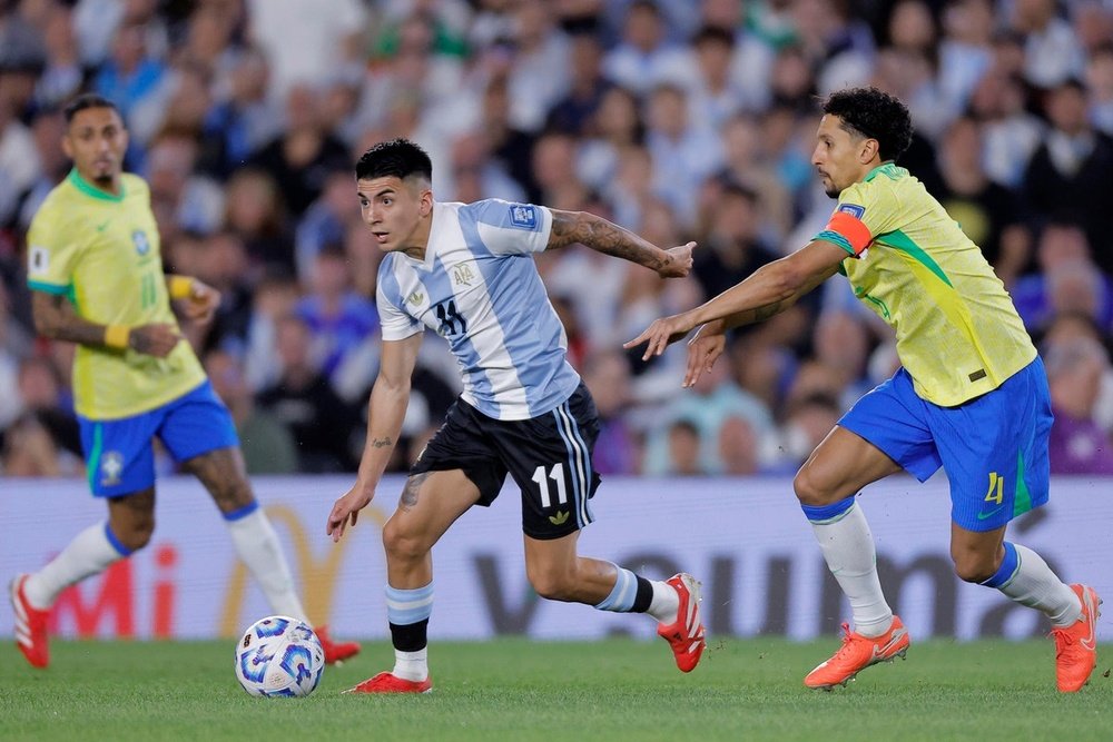 Argentina e sua goleada histórica sobre o Brasil. EFE
