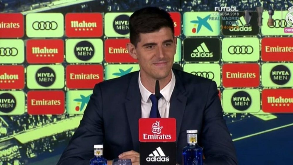 Courtois was delighted to have joined the Spanish giants. RealMadrid