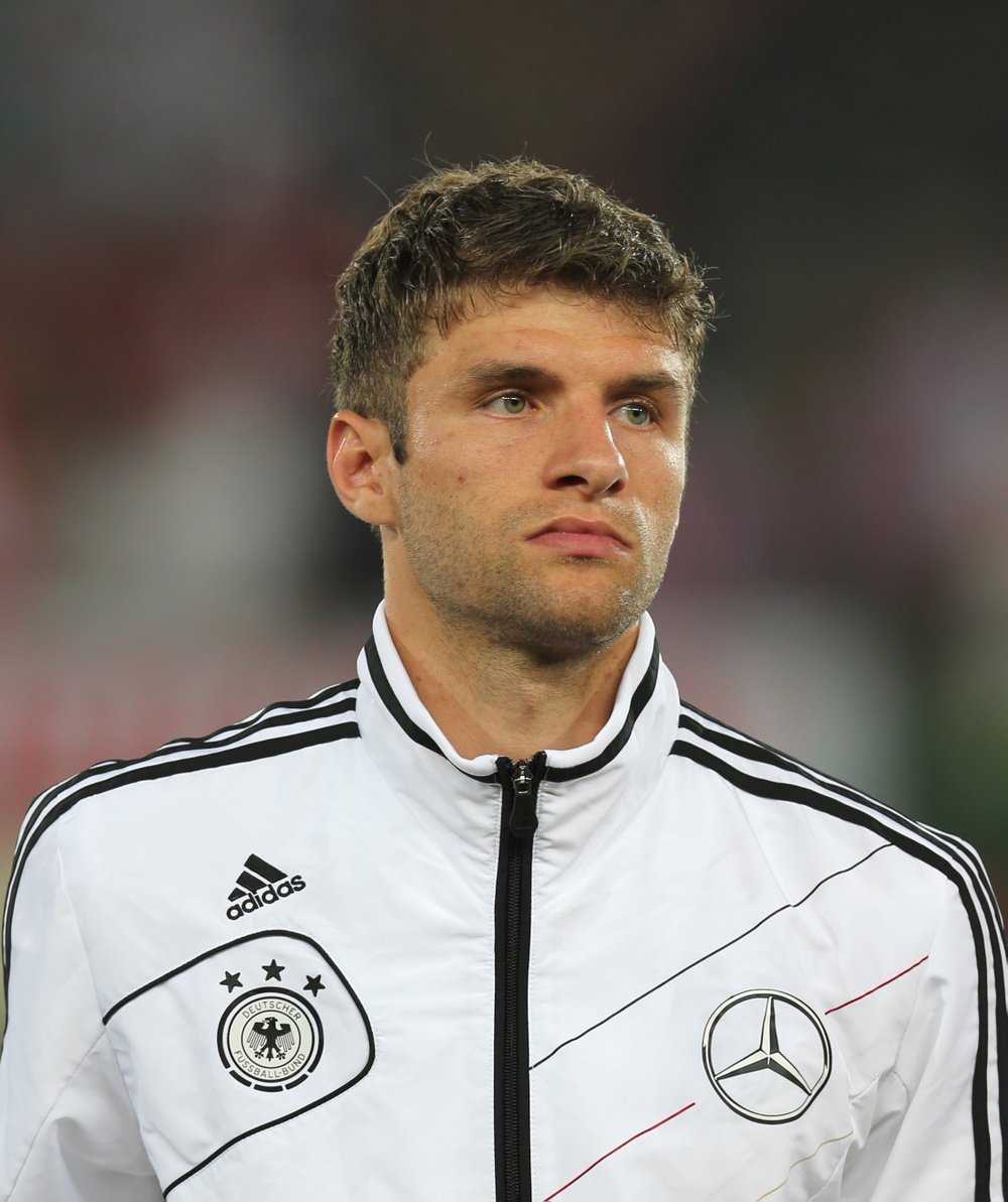 Thomas Müller, con la selección de Alemania. Wikipedia.