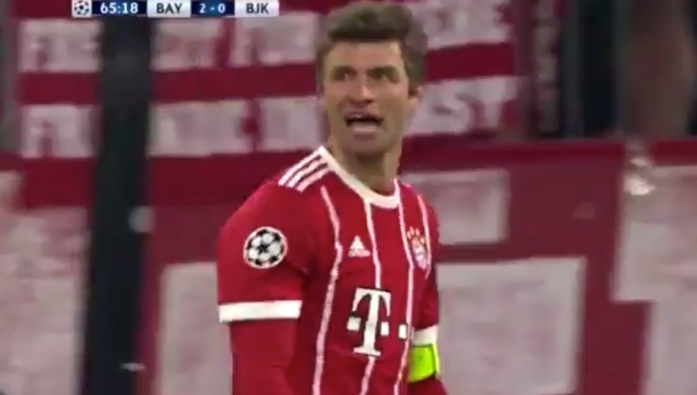 Müller hizo doblete. Captura