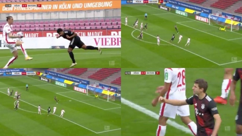 Müller hizo los honores desde el punto de penalti. Captura/Vamos