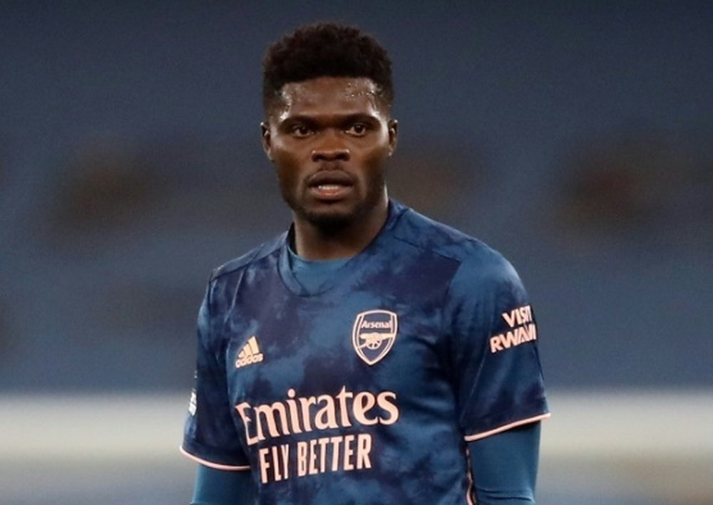 Thomas Partey played three matches for Atletico at the start of the season. AFP