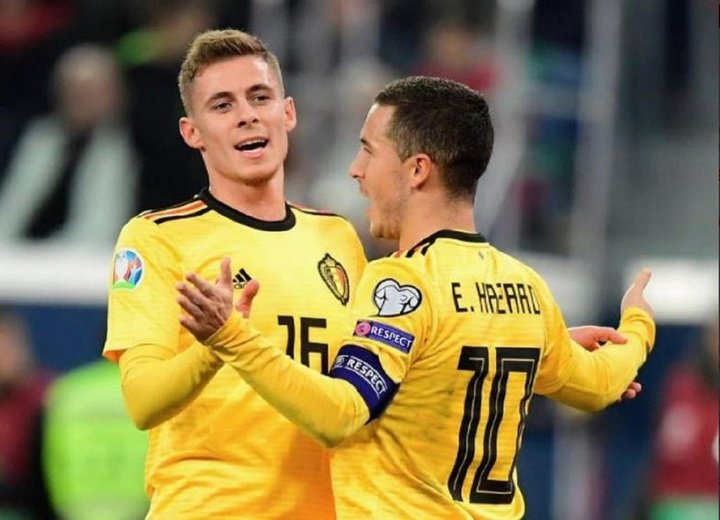 La Belgique bat la Russie grâce aux frères Hazard et termine en tête de son groupe