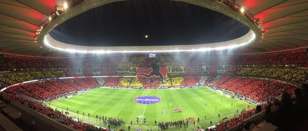 L'Atlético prépare un Wanda des grands soirs pour la Ligue des Champions. Twitter/TifoMakers82