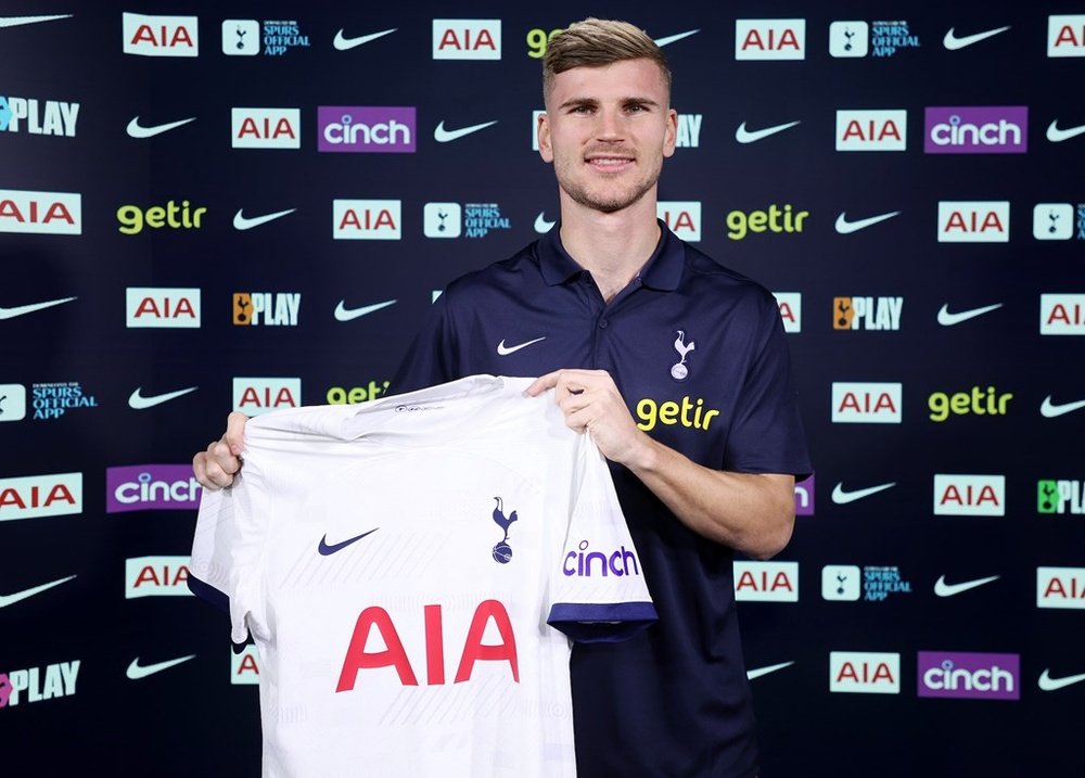 Tottenham officialise l'arrivée de Timo Werner