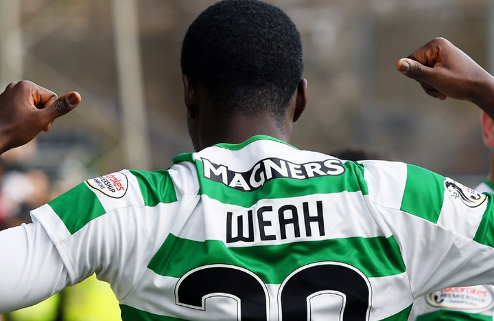 El Celtic no cede en Escocia lanzado por Weah