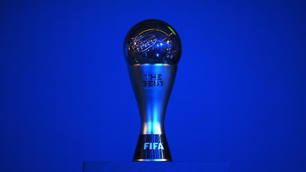 The Best trophy. FIFA