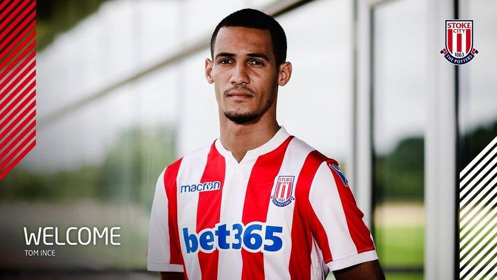Ince has once again dropped down to the Championship. Twitter/StokeCity