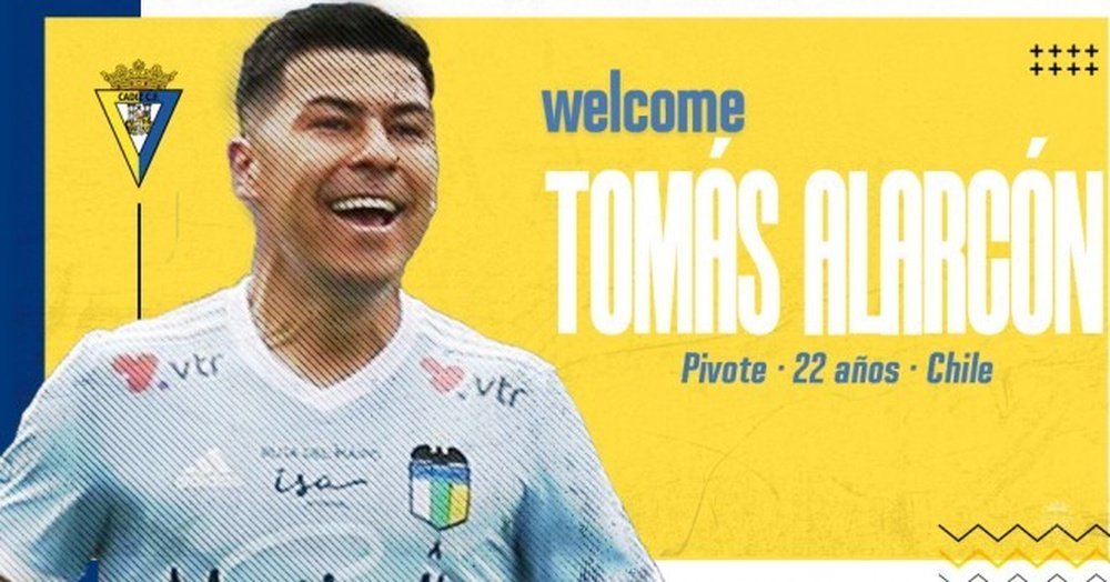 Cadix signe Tomás Alarcón jusqu'en 2025. CádizCF