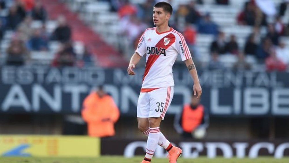 Tomás Andrade tem contrato com River Plate até 2020. RiverPlate