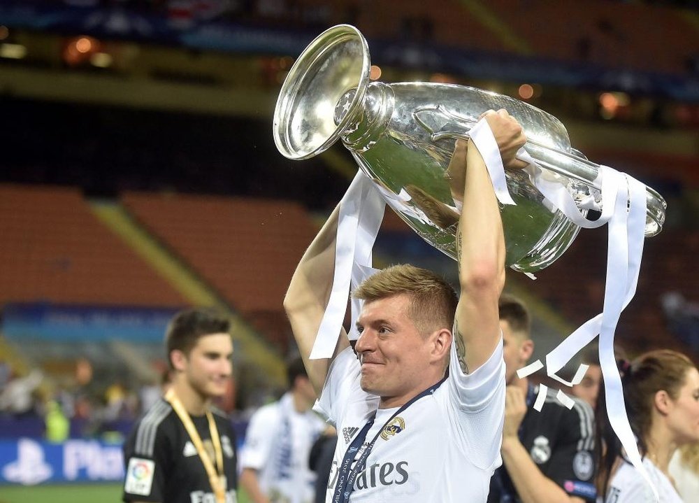 L'inévitable Kroos fête ses 7 ans au Real Madrid. EFE