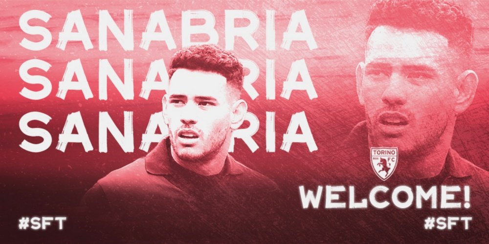 Tony Sanabria has joined Torino. Twitter/TorinoFC_1906