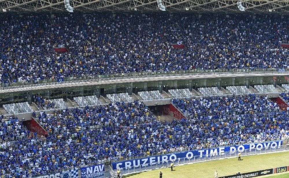 Torcida do Cruzeiro. Twitter @Cruzeiro