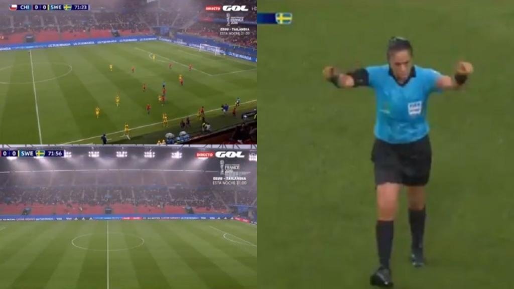 Un orage oblige le match Chili - Suède à s'arrêter