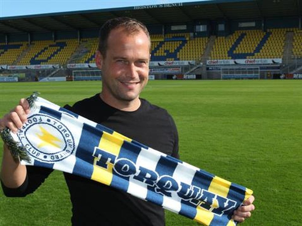 Torquay manager Kevin Nicholson is also the National League club's bus driver. Torquay United FC