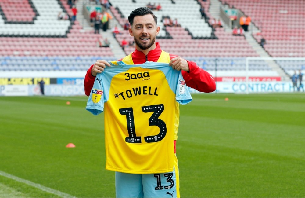Towell has joined Rotherham on a season-long loan. Twitter/OfficialRUFC