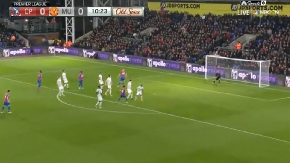 Townsend scored Crystal Palace's opener against Manchester United. NBC
