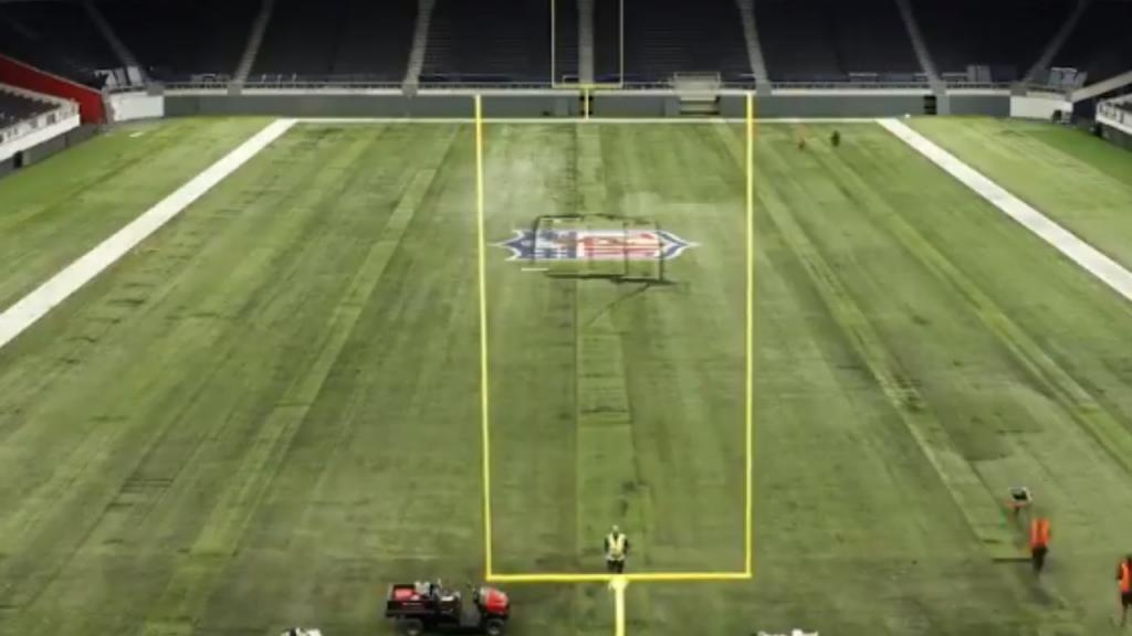 Incredible transformation of Tottenham Hotspur Stadium into NFL venue