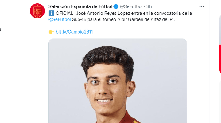 El hijo de Reyes irrumpe por primera vez en la Selección Española